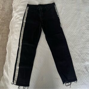 Zadig & Voltaire Deana straight mid-rise stretch-denim jeans- Size 25; Like New